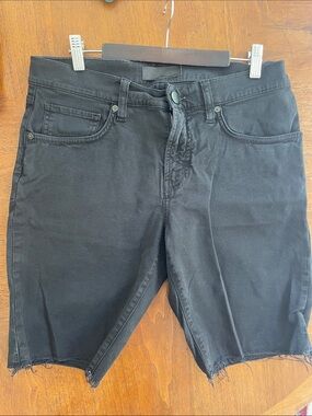 J Brand Black Cutoff Denim Shorts